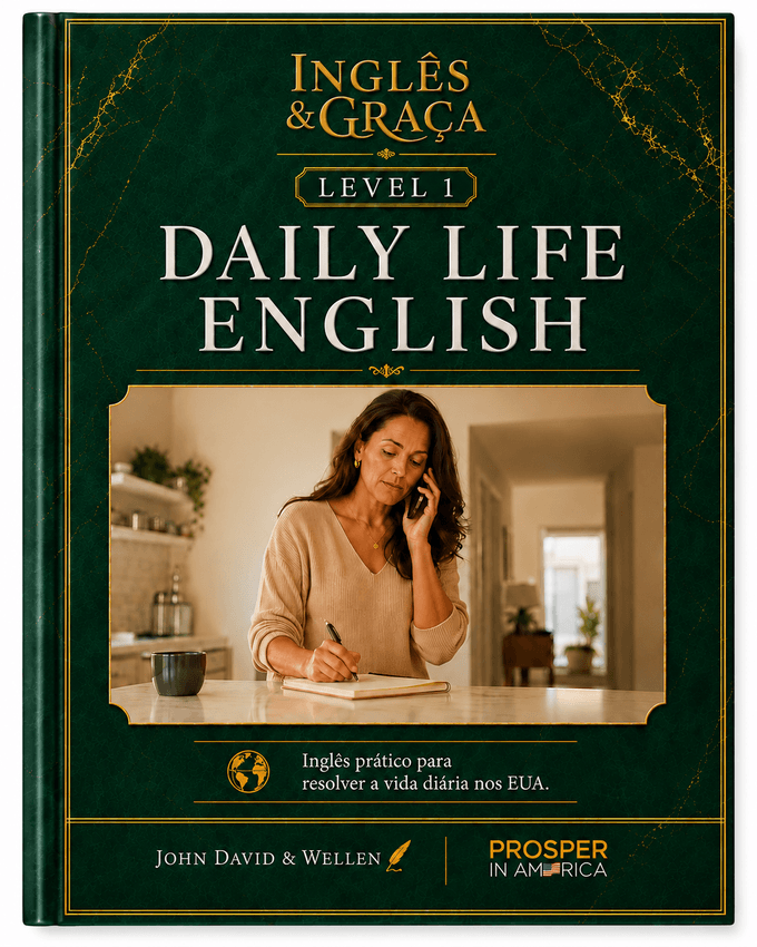 Capa do workbook Daily Life English, Inglês & Graça